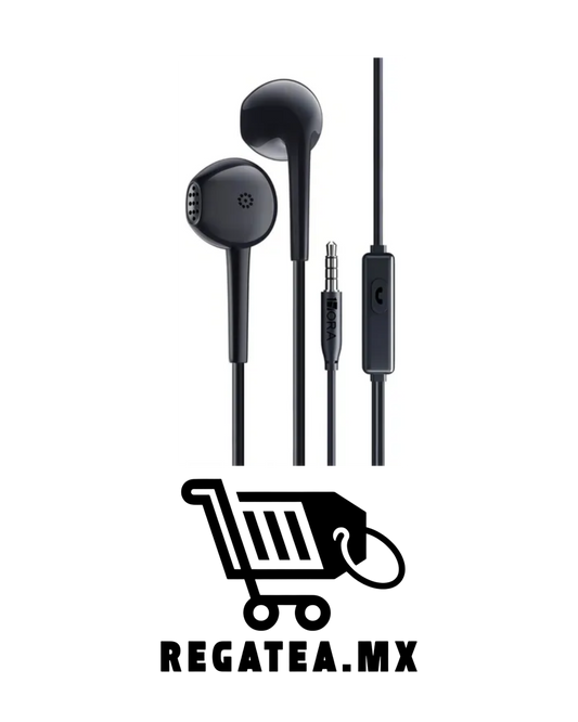 Audífonos alambricos 3.5mm 1Hora