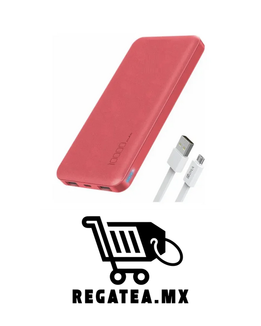Batería portátil 10,000 mAh 1Hora