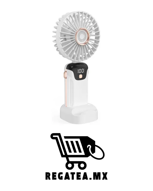 Ventilador recargable de mano