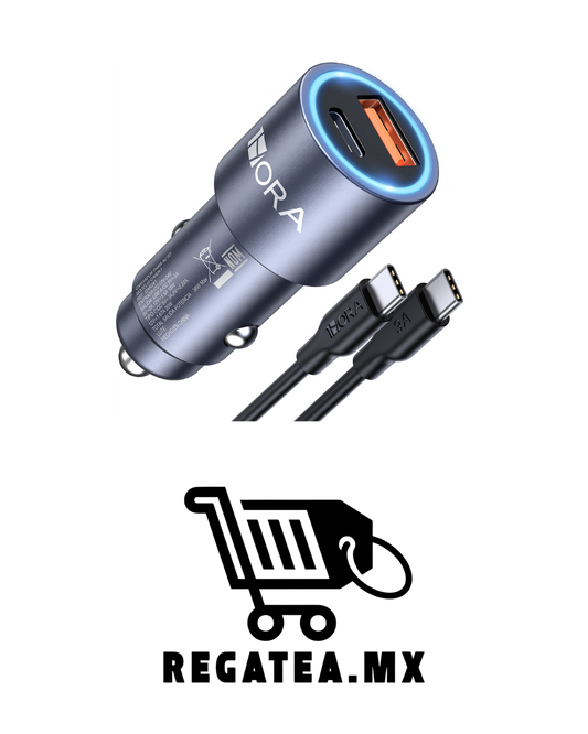 Cargador carro doble 1Hora