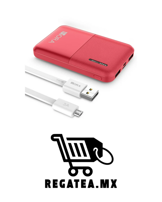 Batería portátil 5,000maH 1Hora