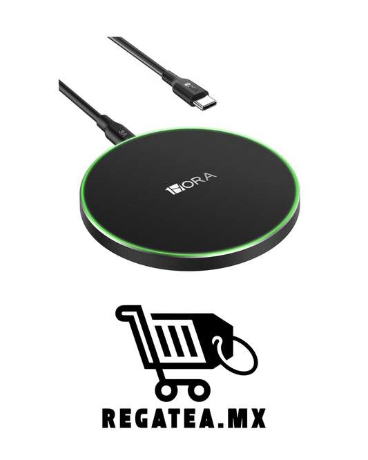 Cargador inalámbrico 15w 1Hora