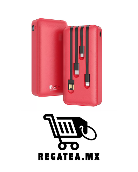 Batería portátil 1Hora 10,000maH
