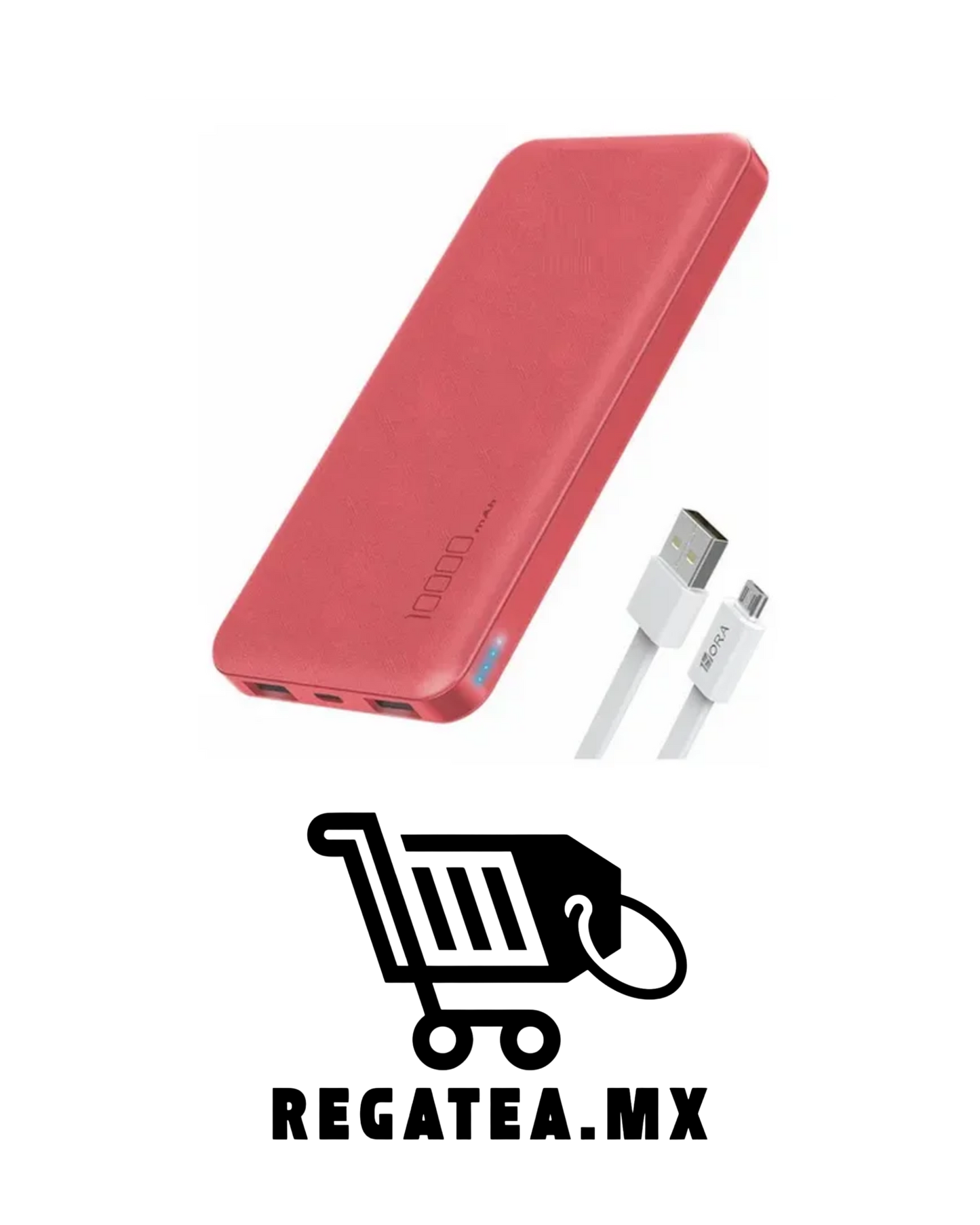 Batería portátil 10,000 mAh 1Hora